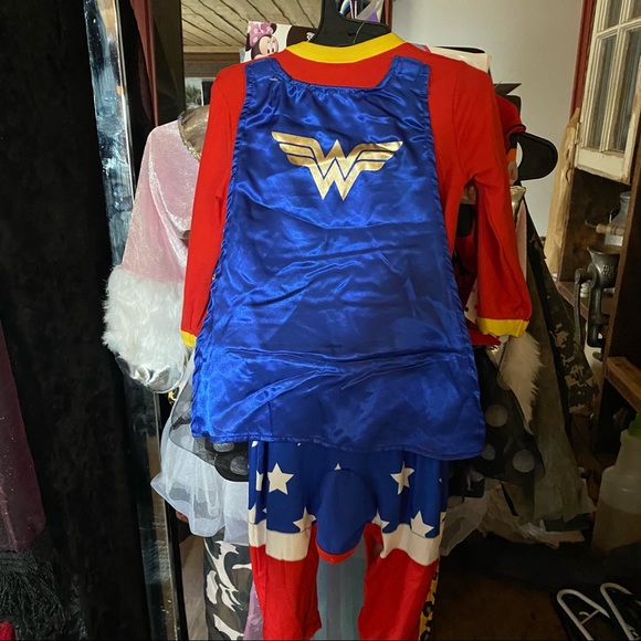 Halloween Toddler Wonder Woman Costume - Picture 2 of 3